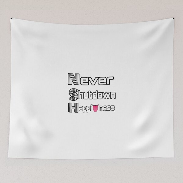 Item preview, never shutdown happiness,  designed and sold by KingBH.