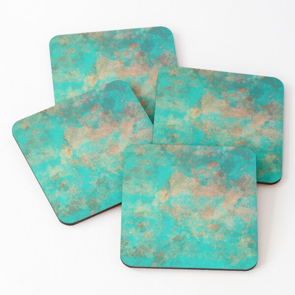 Item preview, Classy Turquoise Texture Digital Abstract Gem Effect Painting designed and sold by nkdttr.