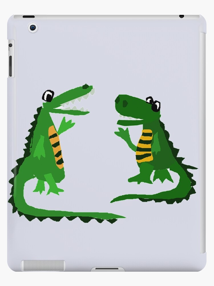 Alligator Leather iPad Mini Case with Dragon