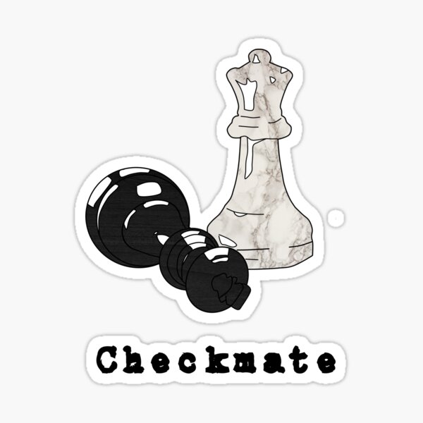 Checkmate. Chess Lovers/ Conan Gray Sticker