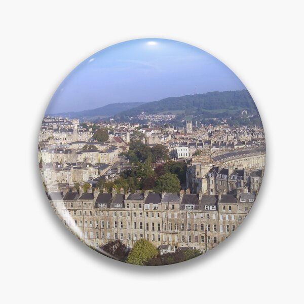 Item preview, Aerial Image of Bath, Somerset, UK  designed and sold by FOLK ART FUSION by heidiannemorris.