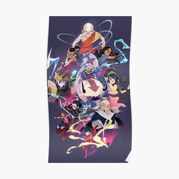 Avatar Der letzte Airbender Art Poster