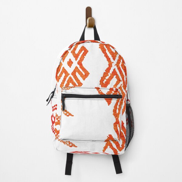 Item preview,  Orange Moroccan Berber Pattern-Drawings designed and sold by RabiaDesigns.
