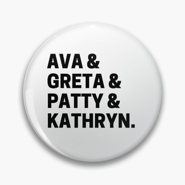 Item preview, Ava DuVernay, Greta Gerwig, Patty Jenkins, & Kathryn Bigelow Female Directors Text Black Letters designed and sold by Sarah Lopez.