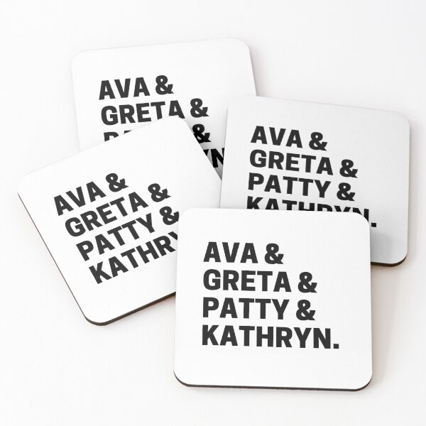 Item preview, Ava DuVernay, Greta Gerwig, Patty Jenkins, & Kathryn Bigelow Female Directors Text Black Letters designed and sold by Sarah Lopez.