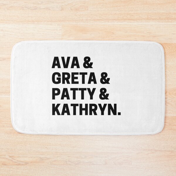 Item preview, Ava DuVernay, Greta Gerwig, Patty Jenkins, & Kathryn Bigelow Female Directors Text Black Letters designed and sold by Sarah Lopez.