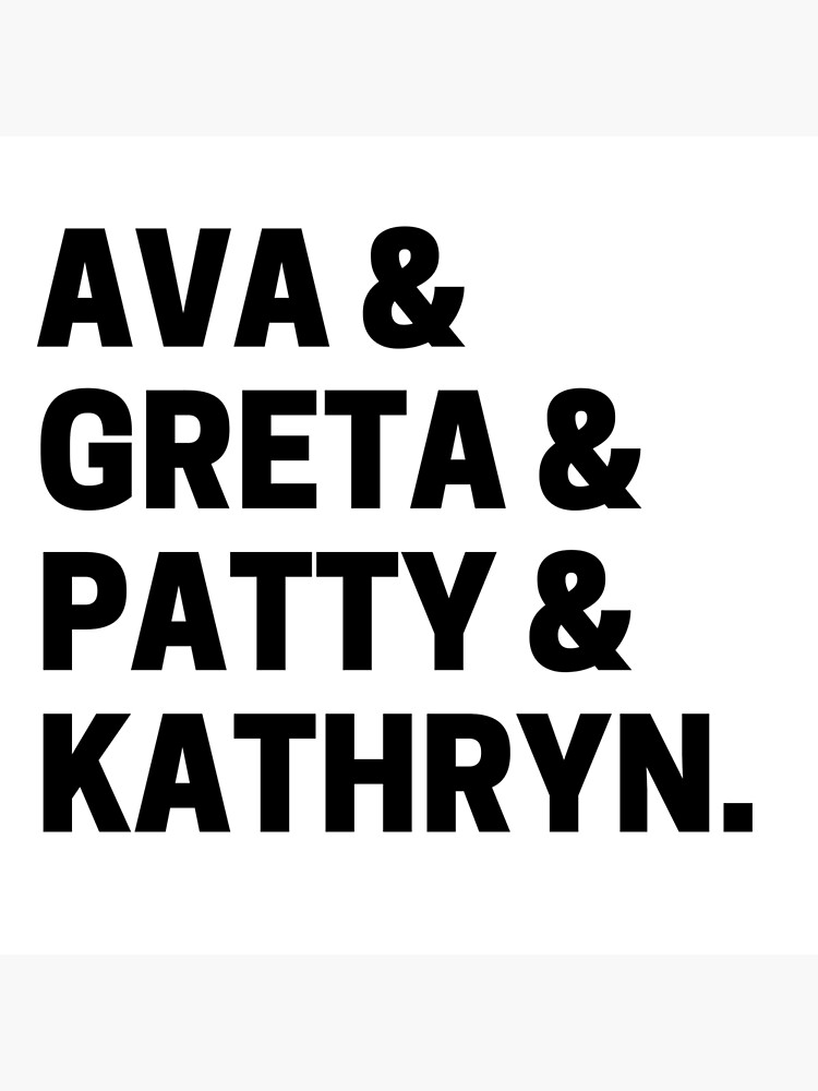 "Ava DuVernay, Greta Gerwig, Patty Jenkins, & Kathryn Bigelow Female