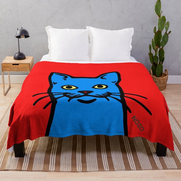 Item preview, Pop Cat - Head Blue designed and sold by Nozomistudio.