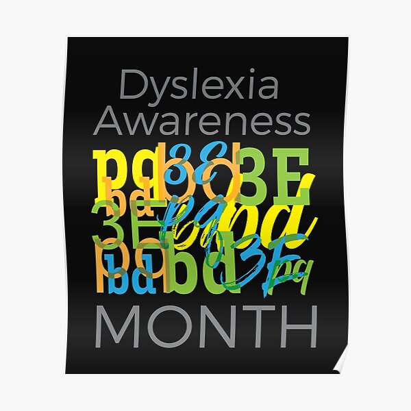 Dyslexia Posters | Redbubble