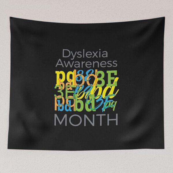 Item preview, Dyslexia Awareness Month: Dyslexic and Proud designed and sold by friendlyspoon.