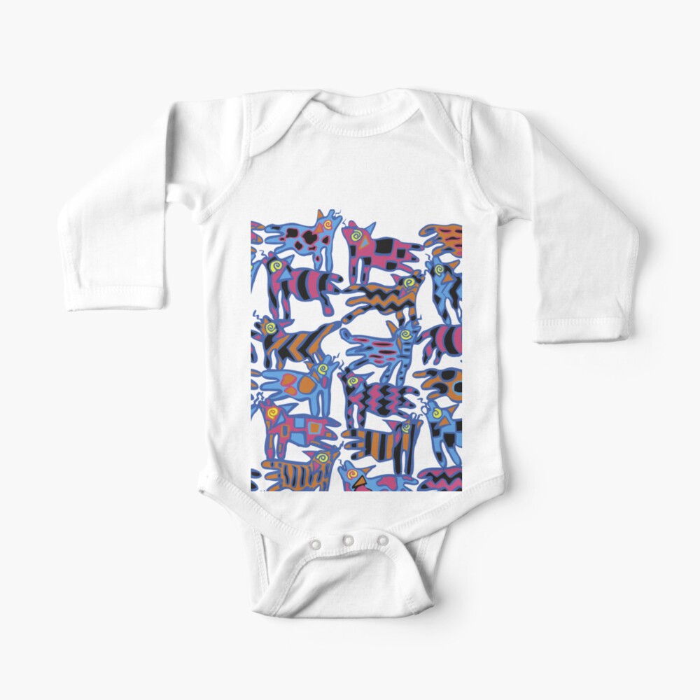 Item preview, Long Sleeve Baby One-Piece designed and sold by ntartworks.