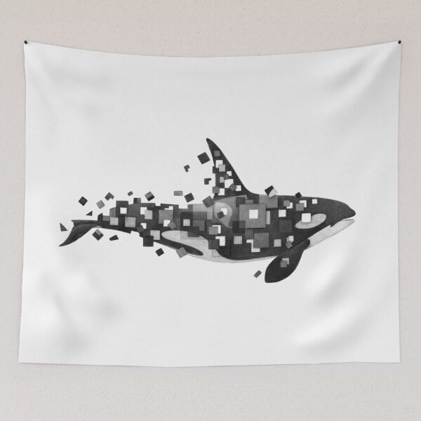 Item preview, Fractured Killer Whale  designed and sold by TerryFan.