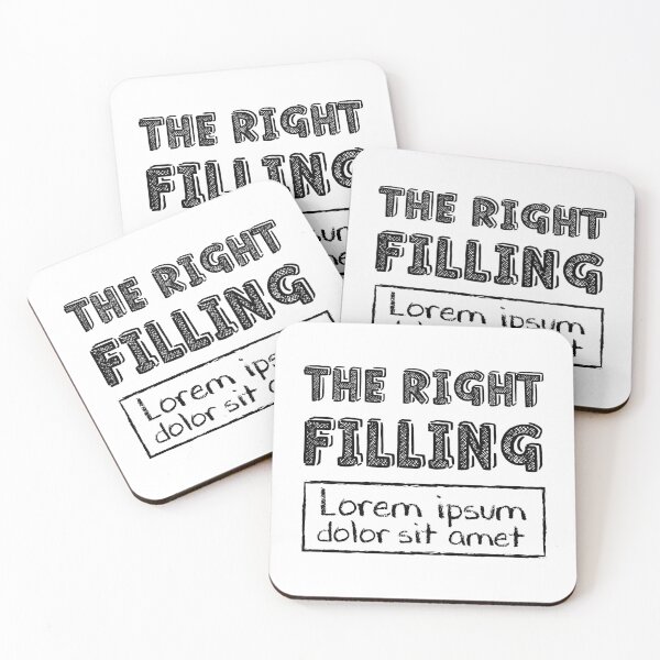 Item preview, The Right Filling - Lorem Ipsum designed and sold by crismk.