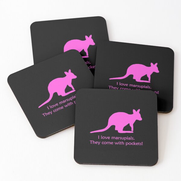 Item preview, I love marsupials. They come with pockets! designed and sold by GeoCreate.