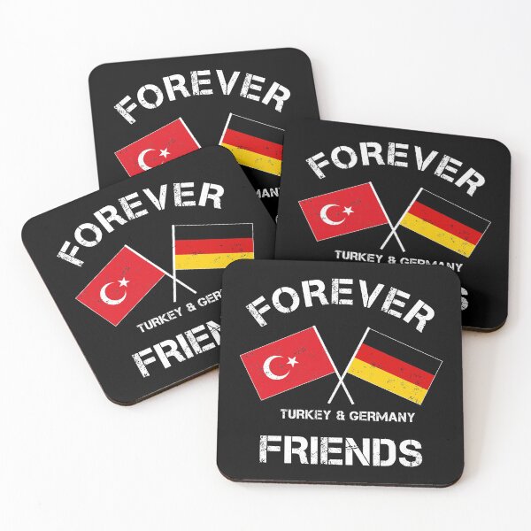 Item preview, Turkey Germany friendship flags friends designed and sold by GeogDesigns.