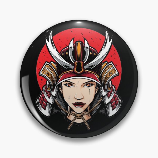 Item preview, Badass Samurai Warrior Girl designed and sold by ozumdesigns.