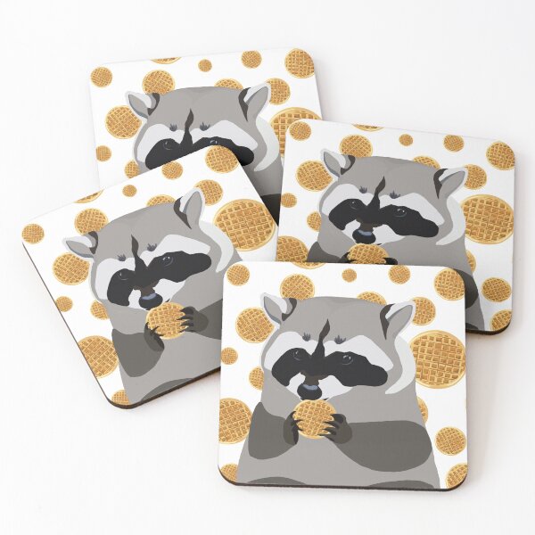 Item preview, Eggo Raccoon designed and sold by garbanzoes.