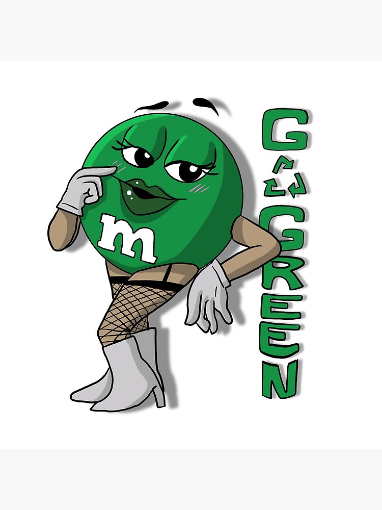 Green M M Metal Prints for Sale