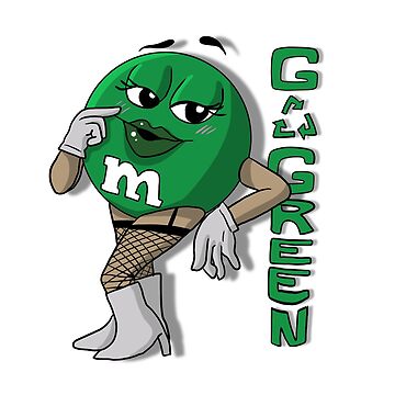 Green m&m Throw Pillow for Sale by Sidewalk Stickers