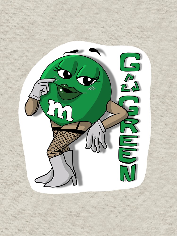 Green shop m&m hoodie