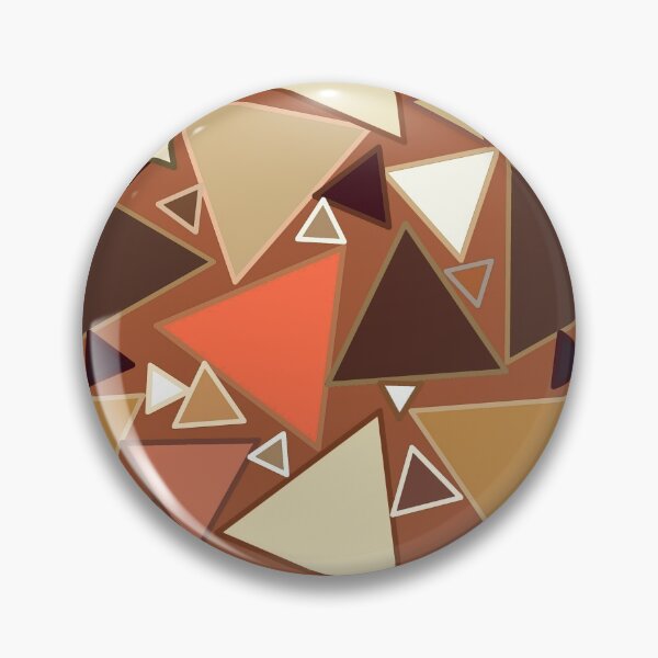 Item preview, Mid-Century Modern Triangles, Tan, Brown and Beige designed and sold by Marymarice.