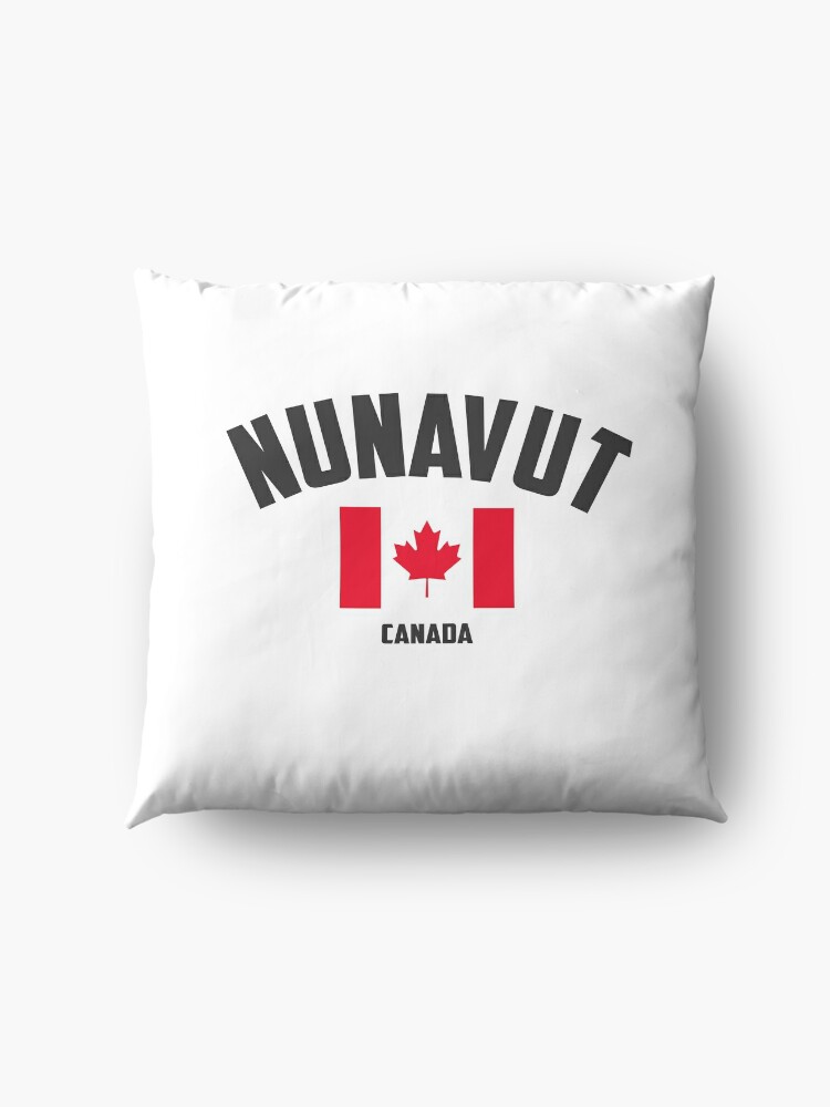 Discover Nunavut Canada Throw Pillow