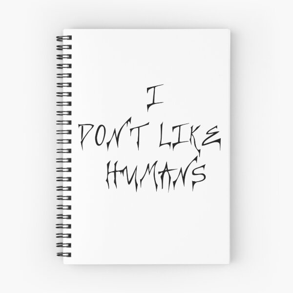 Item preview, I dont like humans - (M-Black) designed and sold by MiiReee3.