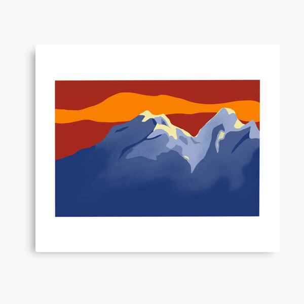 Home in the Mountains Canvas Print