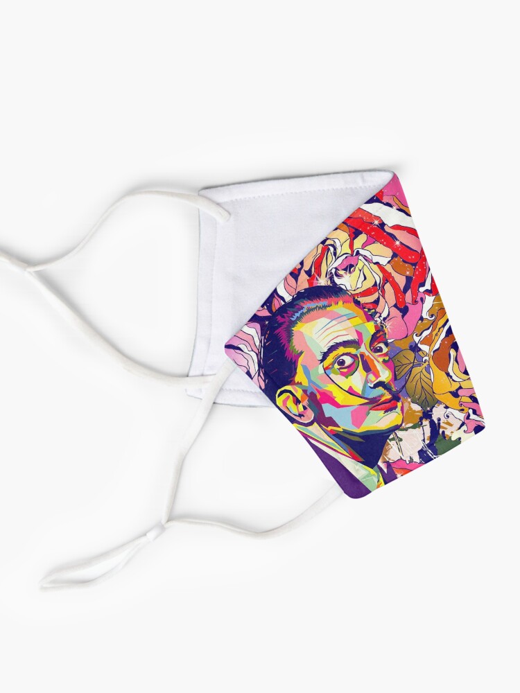 Alternate view of In the Garden with Salvador Mask