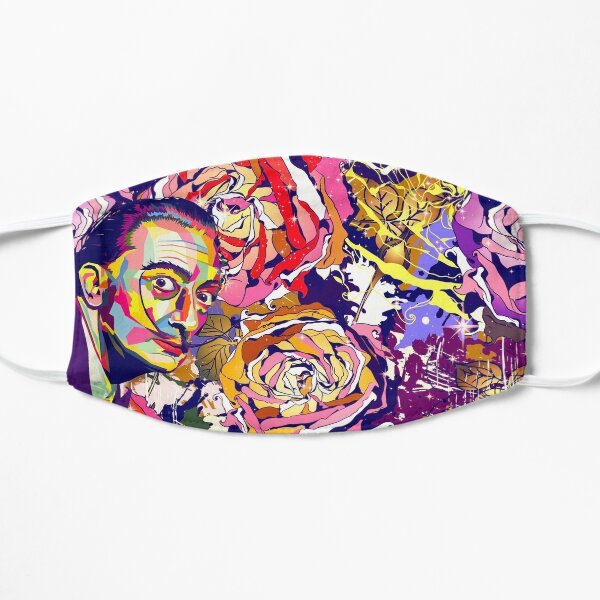 In the Garden with Salvador Flat Mask