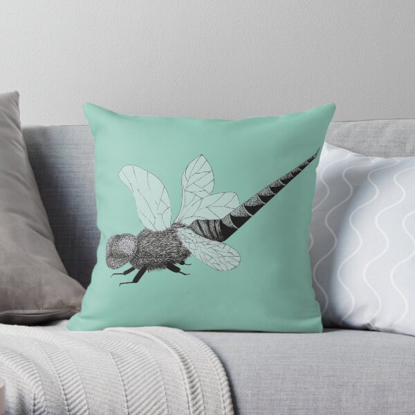 Dragonfly Throw Pillow