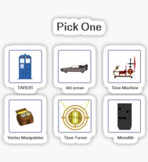 Pick Your Mode Sticker