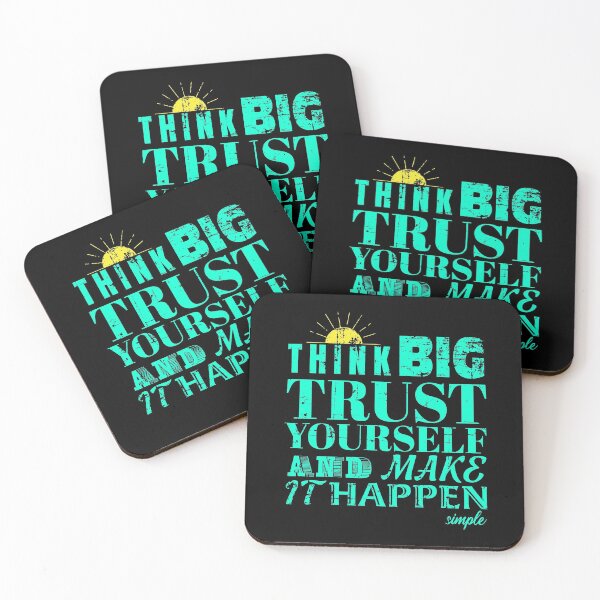 Item preview, Think Big Trust Yourself and Make it Happen designed and sold by Warrior Veteran Clothing.