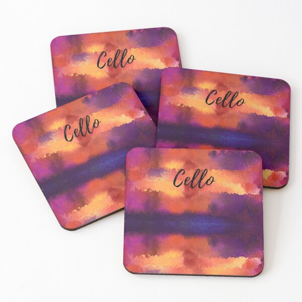 Item preview, Watercolor Cello designed and sold by MusicWonderland.