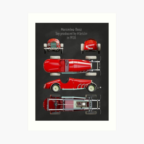 Copy of Vintage car toy Art Print
