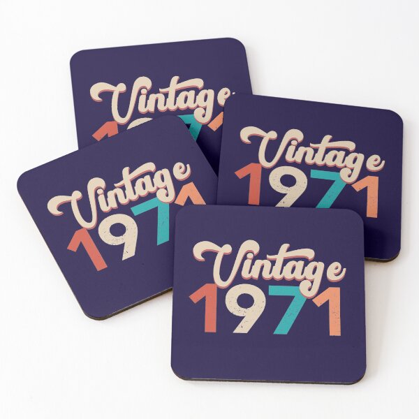Item preview, Vintage 1971 - 1971 Birthday Gift - Born in 1971 - 49th Birthday designed and sold by HappyTees Lab.