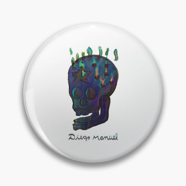 Item preview,  skull on fire designed and sold by Diego Manuel Rodriguez.