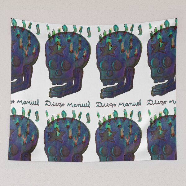 Item preview,  skull on fire designed and sold by Diego Manuel Rodriguez.