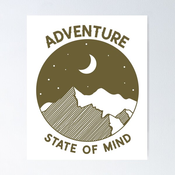 Item preview, Adventure State of Mind - Night Sky Mountains designed and sold by justinf24.