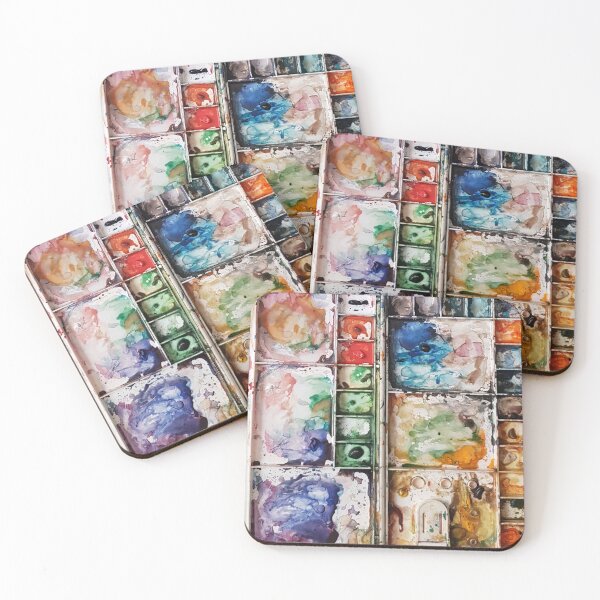 Item preview, Artist's watercolor palette design designed and sold by Artistinrome.