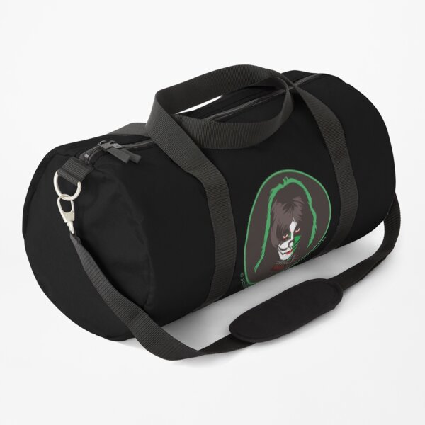 KISS - The Catman - Neon Green Vector Illustration Duffle Bag