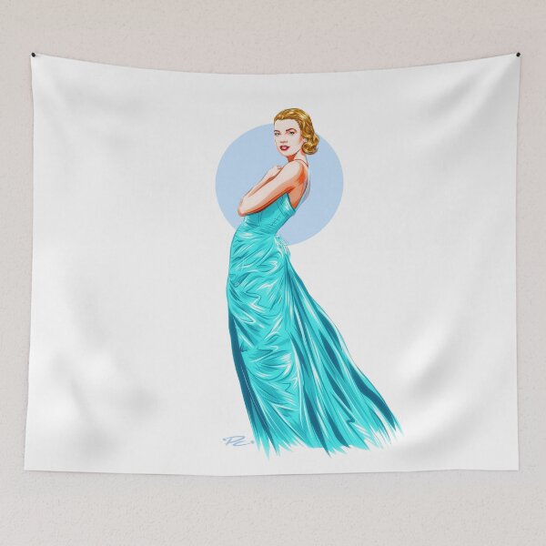Item preview, Grace Kelly - An illustration by Paul Cemmick designed and sold by TIGERDAVER.