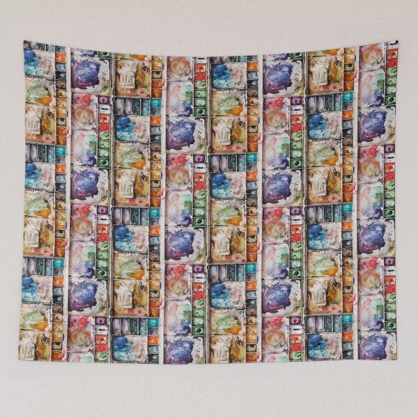 Item preview, Artist's watercolor palette design designed and sold by Artistinrome.