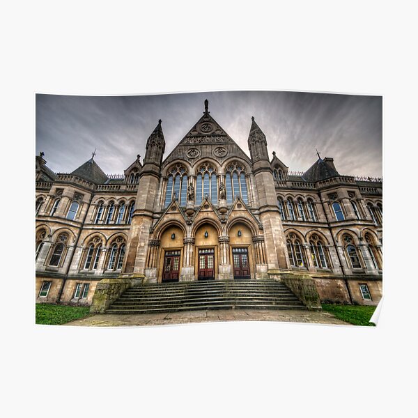 Nottingham University Arkwright Building Poster By Spectrumcry Redbubble
