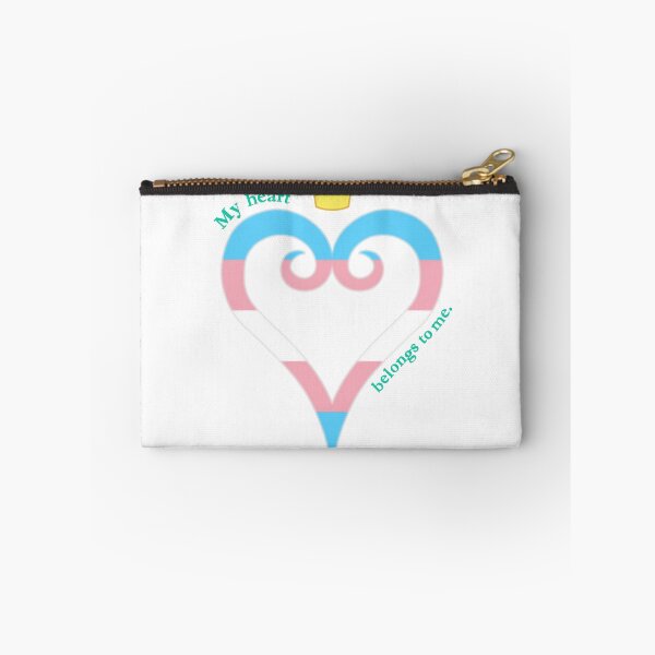 Item preview, Trans Pride Heart designed and sold by TheCurioArtShop.