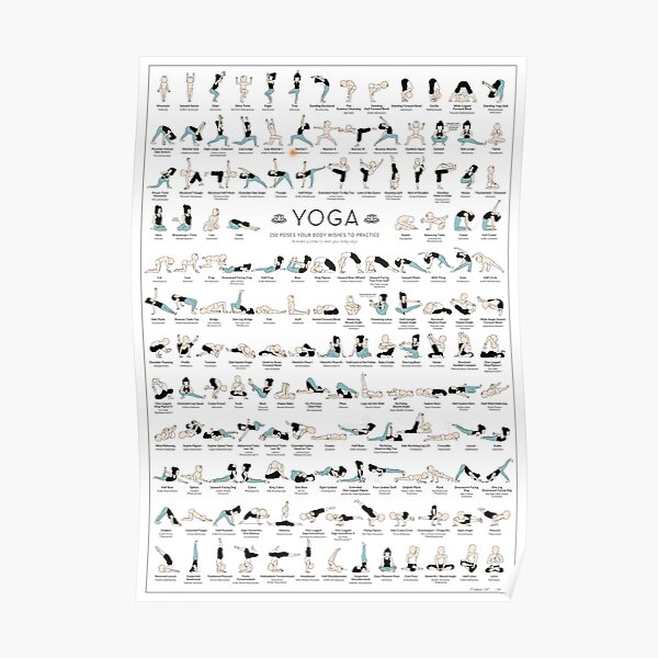 Affiche de yoga - 150 vintage Poster