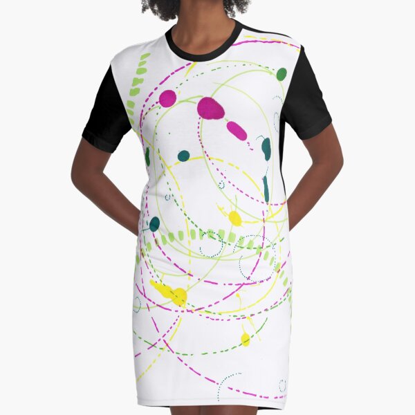 Echoes of Time Graphic T-Shirt Dress