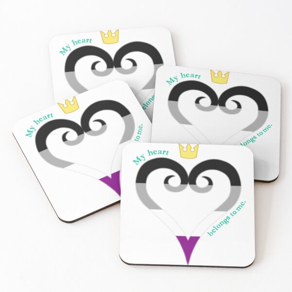 Item preview, Ace Pride Heart designed and sold by TheCurioArtShop.