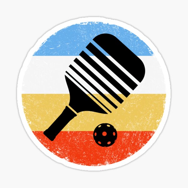 5in x 4in Pickleball Player Sticker