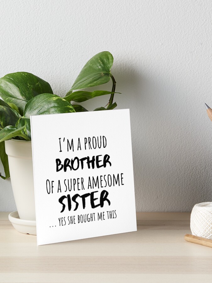 Funny Brother Mug, Funny Brother Gift, Sibling Gift, Brother Coffee Mug,  From Sister, Funny Sister Brother Gifts | Wish